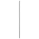 12"W x 45"H True Fit PVC Farmhouse/Flat Panel Combination Fixed Mount Shutters, White (Per Pair - Hardware Not Included)