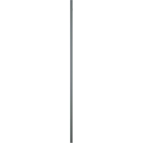 14.5 in. W x 30 in. H Builders Edge, TailorMade Cathedral Top Center Mullion, Open Louver Shutters, Includes MaSChing Installation Spikes (Per Pair), 419 - Storm Cloud