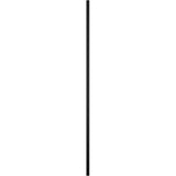 Mid America P21435002 Custom Two Equal, Raised Panel Shutter (Per Pair), 14 1/2"W x 35"H, Black