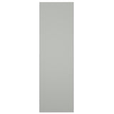 18"W x 39"H True Fit PVC Two Panel Chevron Modern Style Fixed Mount Shutters, Hailstorm Gray (Per Pair - Hardware Not Included)