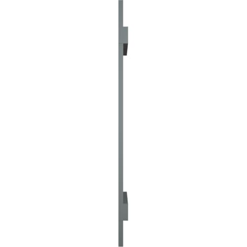 12"W x 32"H Mid-America Vinyl, TailorMade Three Board Spaced (2 Batten), Board-n-Batten Shutters, w/Installation Shutter-Lok's (Per Pair), 419 - Storm Cloud