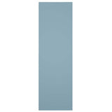 15"W x 51"H True Fit PVC Two Panel Chevron Modern Style Fixed Mount Shutters, Peaceful Blue (Per Pair - Hardware Not Included)