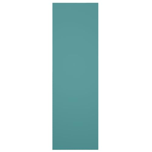 18"W x 47"H True Fit PVC Two Panel Chevron Modern Style Fixed Mount Shutters, Pure Turquoise (Per Pair - Hardware Not Included)
