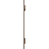12 in. W x 34 in. H Builders Edge, TailorMade Three Board Spaced (2 Batten), Board-n-Batten Shutters, Includes Matching Installation Spikes (Per Pair), 385 - French Roast