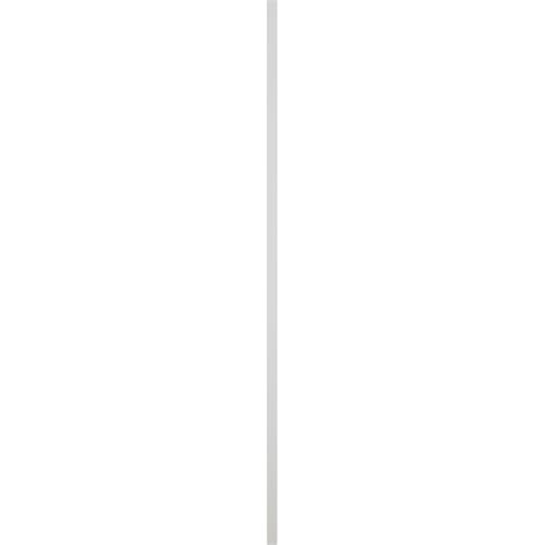Ekena Millwork Lifetime Vinyl LP2S12X03900WH Standard Two Equal Panel Vinyls, Raised Panel Vinyl Shutters, w/Installation Shutter-Lok's & Matching Screws (Per Pair), 12'W x 39'H, White