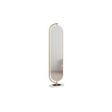 Decorative Luxury Floor-Standing Bedroom Mirror Rotating with Storage Full-Length Dressing for Living Room