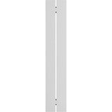 11 1/4"W x 42"H True Fit PVC Two Board Spaced Board-n-Batten Shutters, White (Per Pair - Hardware Not Included)