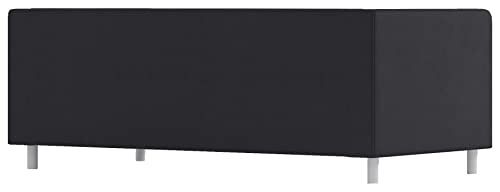 The Klippan Loveseat Cover Replacement is Custom Made Compatible for IKEA Klippan Loveseat Slipcover, A Sofa Cover Replacement. Cover Only! (Flax Black)