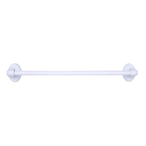 Kenney - Appliance Magnetic Curtain Rod, No-Drill Installation for Steel Surfaces, 5/8" Diameter, Adjustable 16"–28", Multi-Use for Windows, Doors & Appliances, White