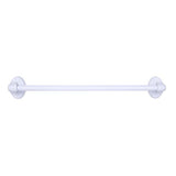 Kenney - Appliance Magnetic Curtain Rod, No-Drill Installation for Steel Surfaces, 5/8" Diameter, Adjustable 16"–28", Multi-Use for Windows, Doors & Appliances, White
