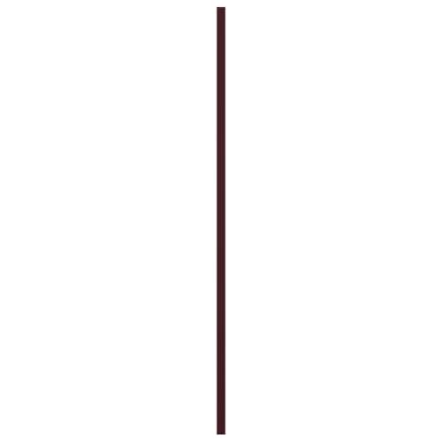 18"W x 39"H True Fit PVC Two Panel Chevron Modern Style Fixed Mount Shutters, Wine Red (Per Pair - Hardware Not Included)