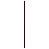 18"W x 38"H True Fit PVC Two Panel Chevron Modern Style Fixed Mount Shutters, Wine Red (Per Pair - Hardware Not Included)