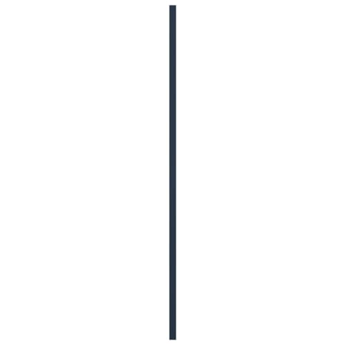18"W x 43"H True Fit PVC Two Panel Chevron Modern Style Fixed Mount Shutters, Starless Night Blue (Per Pair - Hardware Not Included)