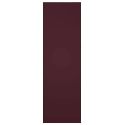 18"W x 38"H True Fit PVC Two Panel Chevron Modern Style Fixed Mount Shutters, Wine Red (Per Pair - Hardware Not Included)