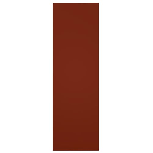 15"W x 26"H True Fit PVC Two Panel Chevron Modern Style Fixed Mount Shutters, Pepper Red (Per Pair - Hardware Not Included)