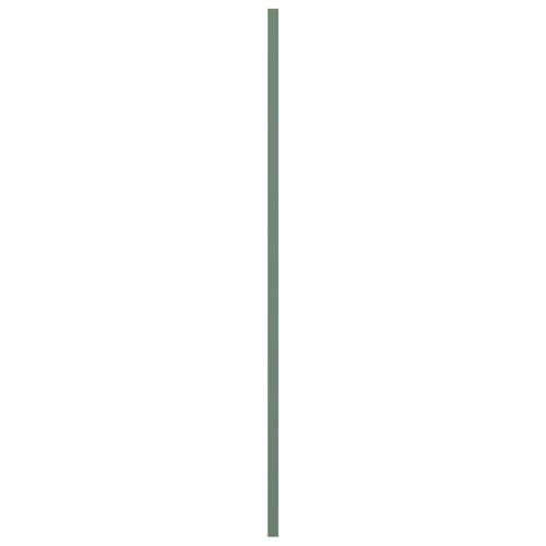 18"W x 34"H True Fit PVC Two Panel Chevron Modern Style Fixed Mount Shutters, Track Green (Per Pair - Hardware Not Included)