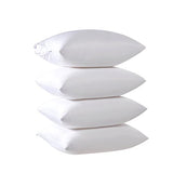 Kingnex 4 Pack Waterproof Feather Proof Pillow Protectors King Size