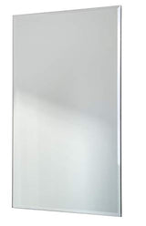 Red Co. 12" x 18" Large Decorative Frameless Beveled Edge Wall Hanging Mirror, Rectangular