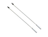2Pcs Blinds Wand 12Inch Long White Vertical Window Blind Tilt Wand Fiberglass Blind Wand Replacement Parts with Hook and Handle for Windows Curtain Door