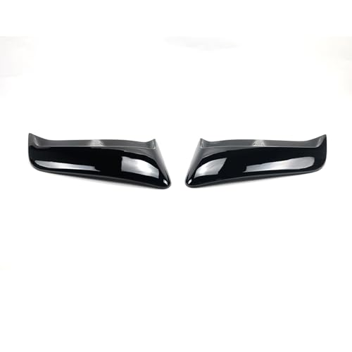 2PCS Fit for Ford Mustang 2015-2023 Car Side Vents Rear Outlet Scoop Trim Door Exterior Rear Window Shutter Louver Cover(Glossy Black)