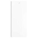 DALIX PVC Vertical Blind Replacement Slats Curved Smooth White 58.5 x 3.5 (10-Pack) Small Size