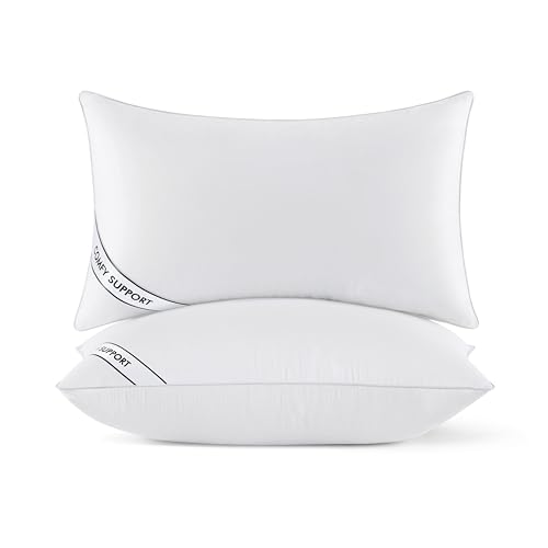 MIULEE 12x20 Pillows Inserts Pack of 2, Down Alternative Virgin Filling