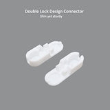 Curtain Chain Connector, 20 Pack, Repair for Roller Blinds Shades Beaded Chains Cords Strings - White