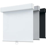 SHADEMOON Blackout Cordless Roller Shades for Windows,Free-Stop System Blind with Valance,Pull Down Room Darkening Indoor Shades,Thermal Insulated UV Blocking Fabric,Home Office(White,12" W x 72" H)