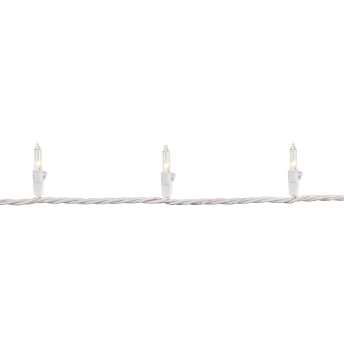 Northlight Mini Incandescent Christmas Lights - Clear - 4' White Wire - 10ct
