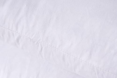 Throw Couch Pillows Inserts, Set of 2 Down Feather Pillows Inserts Bed and Cotton Cover, 18x18 Inches