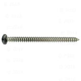 Ekena Millwork 3" Vinyl Shutter-Lok's Black (12/Bag) Bundle with Shutter Screws Black (12/Piece)
