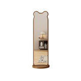 FKEE55UED Floor Full Length Mirror Wood Frame Floor HD Dressing, for Bedroom/Living Room，43 * 170cm Mirror