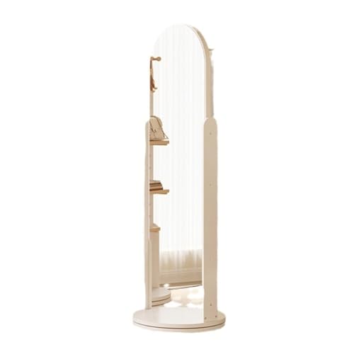 Floor Full-Length Rotating Dressing Mirror for Entryways, Bedroom Closets Mirror