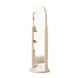 Floor Full-Length Rotating Dressing Mirror for Entryways, Bedroom Closets Mirror