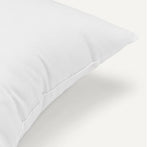 Amazon Basics Square Hypoallergenic Down Alternative Pillow Insert, Machine Washable, Softness and Support, 20 inch, 2-Pack