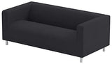 The Klippan Loveseat Cover Replacement is Custom Made Compatible for IKEA Klippan Loveseat Slipcover, A Sofa Cover Replacement. Cover Only! (Flax Black)