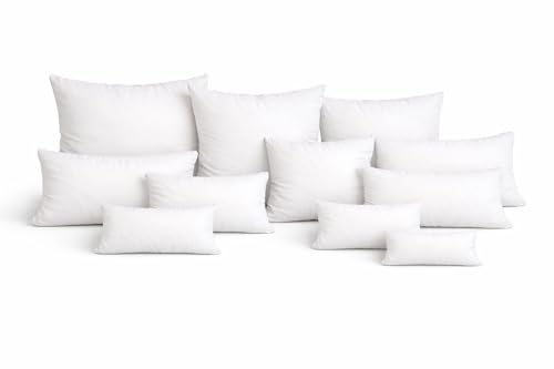 Pillow Insert, Soft Cushion Filling for Sofas, Decorative Pillow Covers with Lumbar Support (8x16 inch Pillow Filling - 20x40 cm Pillow Filling)