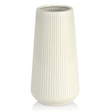 Beige Ceramic Vase, GUKJOB Small Cute Flower Vase for Pampas Grass, Home, Living Room, Dining Table, Farmhouse, Office Decor, Bedroom, Table, and Kitchen Shelf (Beige)