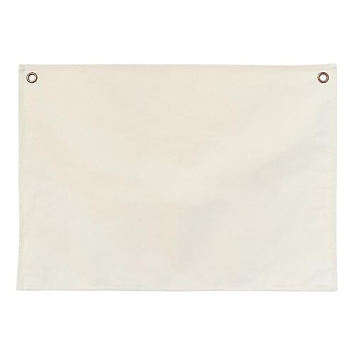 Canvas Banner Hanging Flag Banner for Nursery and Playroom Wall Décor for Kids Trendy Room Décor for Boys and Girls (Blank)