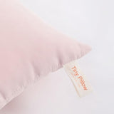NTBAY Tiny Pillows, Down Alternative 7"x11" Microfiber Mini Pillow for Travel, Pets, Soft Machine Washable Small Pillows for Neck, Wrist, Lumbar and Knee, Pink