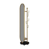 Full-Length Mirror Home Bedroom Full-Length Floor Mirror Dressing Mirror Hanging Hanger Combination Rotatable Fitting Mirror Full Length Floor Mirror (C)
