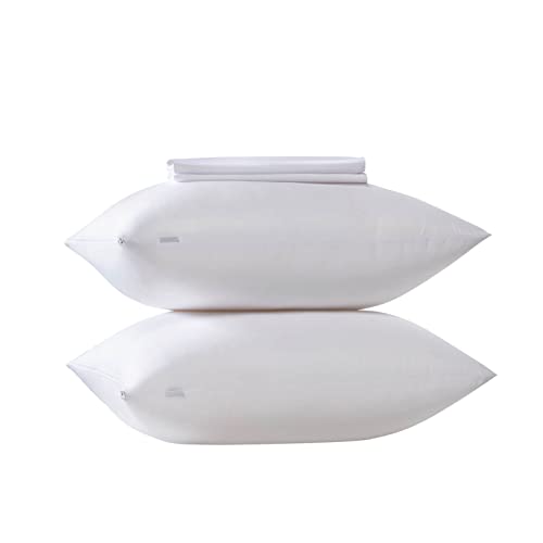 Kingnex 4 Pack Waterproof Feather Proof Pillow Protectors King Size