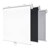 SHADEMOON Cordless Blackout Window Roller Shades, Pull Down Spring System Indoor Blinds, Room Darkening Waterproof UV Blocking Thermal Insulated Fabric for Home Office (White,Width 26",Height 72")