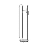 Full-Length Mirror Full-Body Floor Mirror Coat Rack Combination Bedroom Dressing Mirror Household Rotatable Movable Dressing Mirror Full Length Floor Mirror (D)