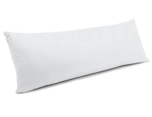 MoonRest® Premium Lumbar Polyester 100% Cotton Fabric Filled with 100% Pure Virgin Synthetic Fiberfill Decorative Throw Pillow Insert Stuffer Form for Sofa Couch Cushion Bedroom 14x36”