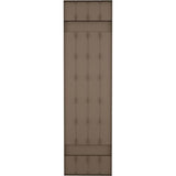 14"W x 49"H Lifetime Vinyl, TailorMade Four Board Joined (2 Batten), Board-n-Batten Shutters, w/Shutter-Loks (Per Pair), French Roast