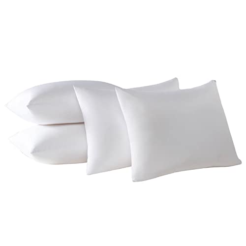 Kingnex 4 Pack Waterproof Feather Proof Pillow Protectors King Size