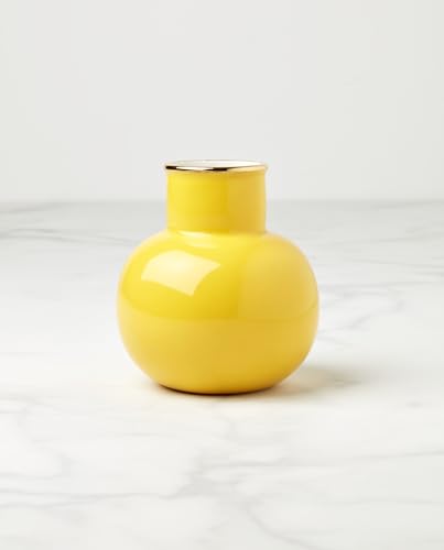 Kate Spade New York Yellow Make It Pop Small Vase, 0.68