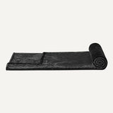 Amazon Basics Soft Fleece Throw Blanket, Cozy Microfiber, Feels Comfortable on Skin, Fade-Resistant, Warm for Couch & Sofa, 50 x 60 Inches, Black
