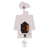 Mark Feldstein, Peanuts Snoopy's Dog House with Woodstock Pendulum Pal Wall Clock, 12 Inch